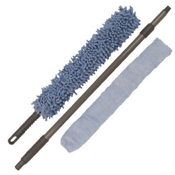 Picture of NuFiber Microfiber Duster Kit, 24 in Duster, with 48 in Extension