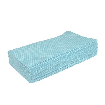 Picture of SaniWorks Choice Counter Towel, Blue/White, 12" x 21", 200 per carton
