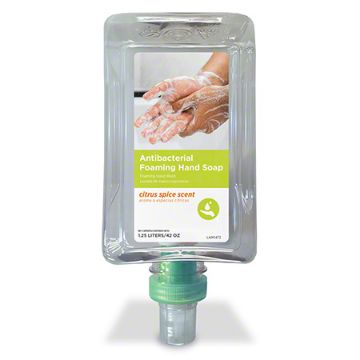 Picture of Antibacterial Foaming Hand Soap Refill, Citrus Spice, 1250 mL Cartridge, 3 per Carton
